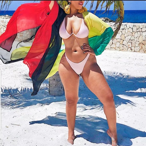 πππColorful Chiffon Beach Cover upsπππ - Picture 4 of 8